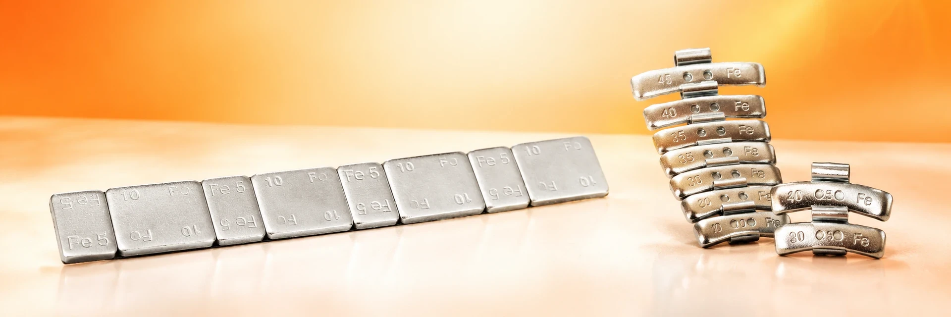 Clip-on and adhesive wheel balancing weights